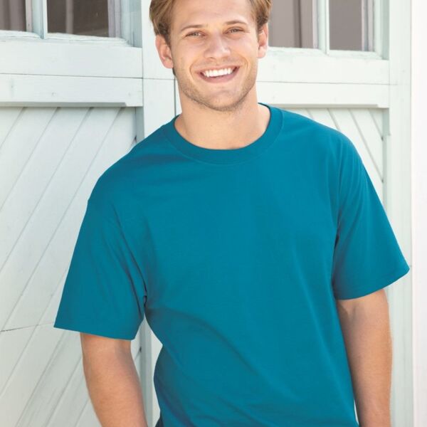 Hanes Beefy-T® Short Sleeve T-Shirt - left chest & full back print Thumbnail